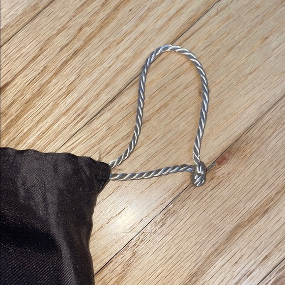 Coach Brown Accessory Pouch with Drawstring Closure - Picture 3 of 3